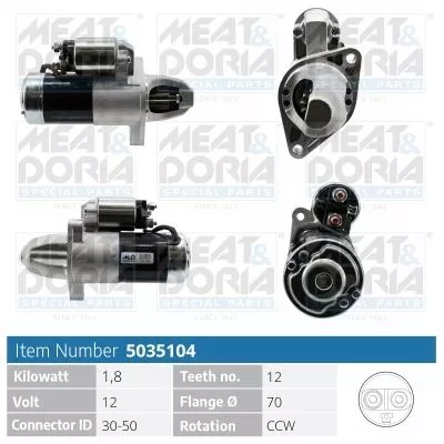 Starter MEAT & DORIA 5035104)