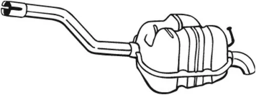 Achterdemper BOSAL 233-161)