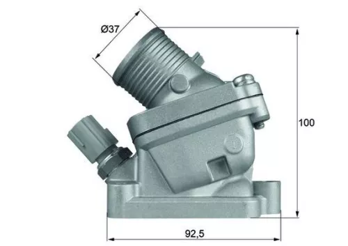 Thermostaat, koelvloeistof MAHLE TH 36 90D)