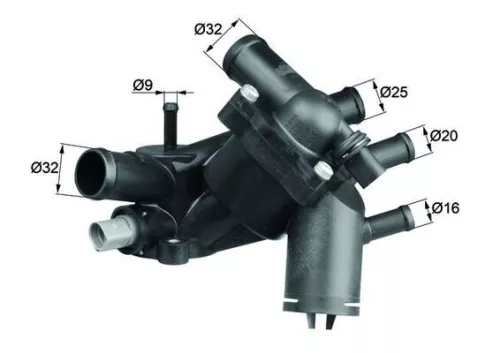 Thermostaat, koelvloeistof MAHLE TM 5 109)