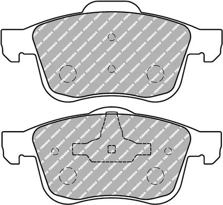 Remblokkenset, schijfrem FERODO RACING FCP1805H)