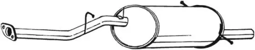 Achterdemper BOSAL 229-063)