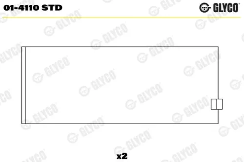 Drijfstanglager GLYCO 01-4110 STD)