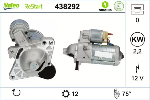 Starter VALEO 438292)