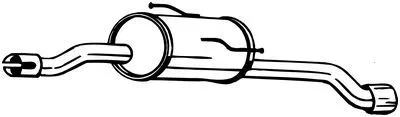 Rear Muffler BOSAL 190-203)