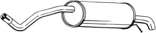 Achterdemper BOSAL 278-661)