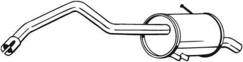 Achterdemper BOSAL 278-699)