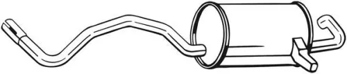 Achterdemper BOSAL 279-573)