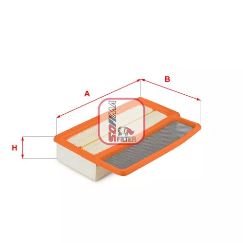 Luchtfilter SOFIMA S 3604 A)