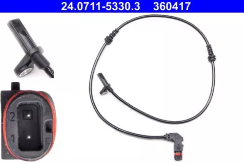 Sensor, wielsnelheid ATE 24.0711-5330.3)