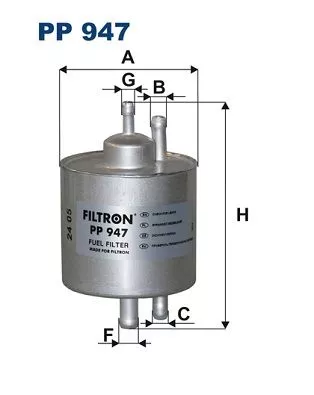 Brandstoffilter FILTRON PP 947)