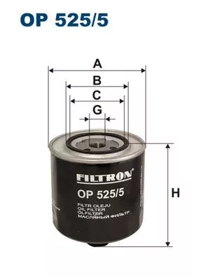 Oil Filter FILTRON OP 525/5)