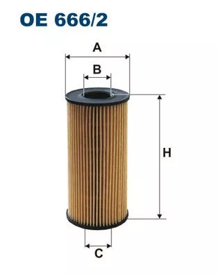 Oliefilter FILTRON OE 666/2)