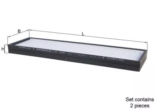 Filter, cabinelucht KNECHT LA 495/S)