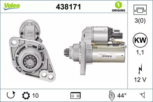 Starter VALEO 438171)