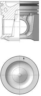 Piston KOLBENSCHMIDT 40041600)