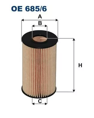 Oliefilter FILTRON OE 685/6)