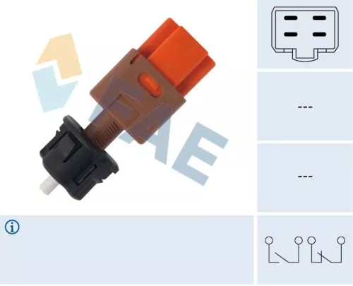 Stoplichtschakelaar FAE 24455)