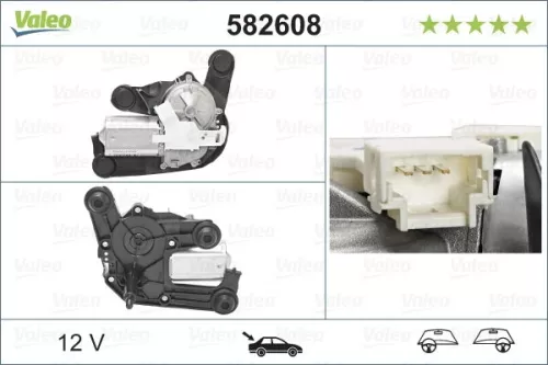 Ruitenwissermotor VALEO 582608)