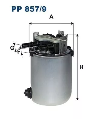 Fuel Filter FILTRON PP 857/9)