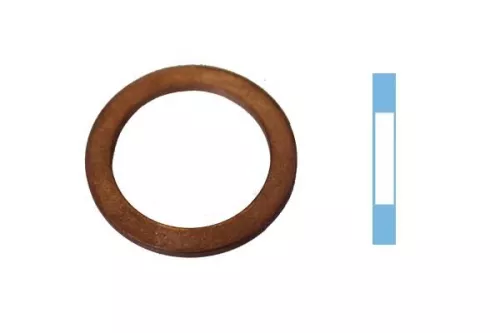 Afdichtring, olieaftapplug CORTECO 005666S)