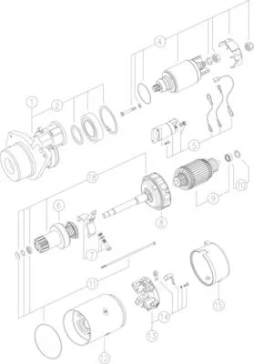 Starter MAHLE MS 139)