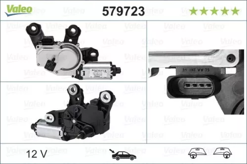 Ruitenwissermotor VALEO 579723)