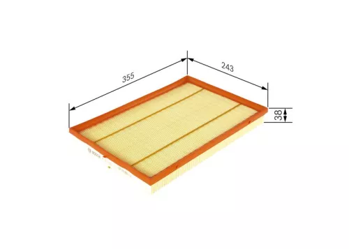 Luchtfilter BOSCH F 026 400 381)