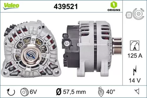 Alternator VALEO 439521)