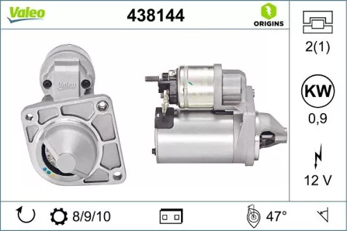 Starter VALEO 438144)