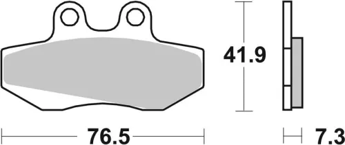 Remblokkenset, schijfrem BREMBO 07GR1406)