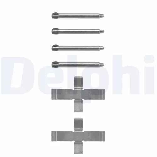 Accessoirekit, schijfremblokken DELPHI LX0070)