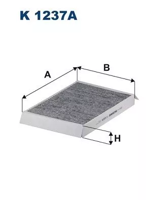 Filter, cabin air FILTRON K 1237A)