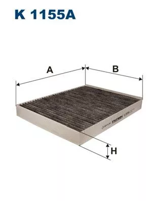 Filter, cabin air FILTRON K 1155A)