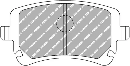 Remblokkenset, schijfrem FERODO RACING FCP1655H)