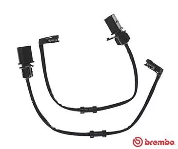 Waarschuwing: contact, slijtage van de remblokken BREMBO A 00 468)