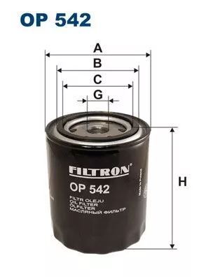 Oil Filter FILTRON OP 542)