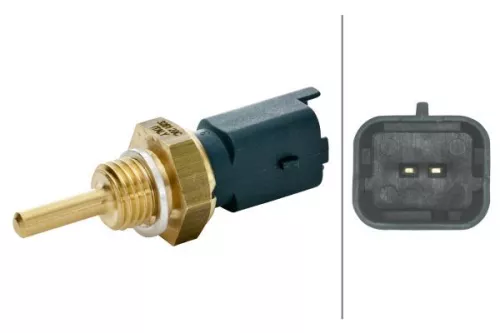 Sensor, coolant temperature HELLA 6PT 013 113-091)