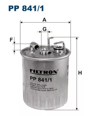Brandstoffilter FILTRON PP 841/1)