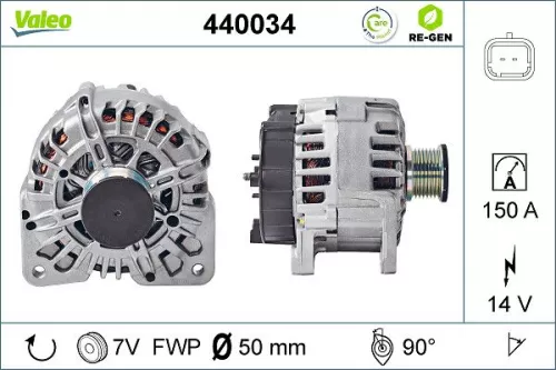 Alternator VALEO 440034)