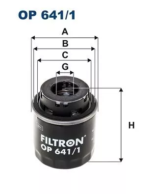 Oil Filter FILTRON OP 641/1)