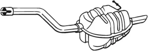 Achterdemper BOSAL 220-003)