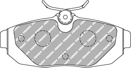 Remblokkenset, schijfrem FERODO RACING FRP3130H)