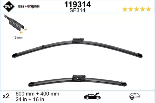 Wiper Blade SWF 119314)