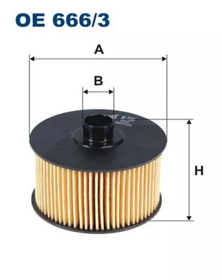Oliefilter FILTRON OE 666/3)