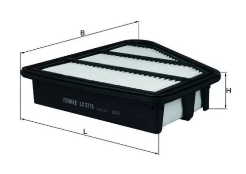 Luchtfilter KNECHT LX 3778)