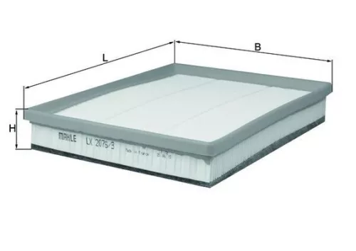Luchtfilter KNECHT LX 2076/3)