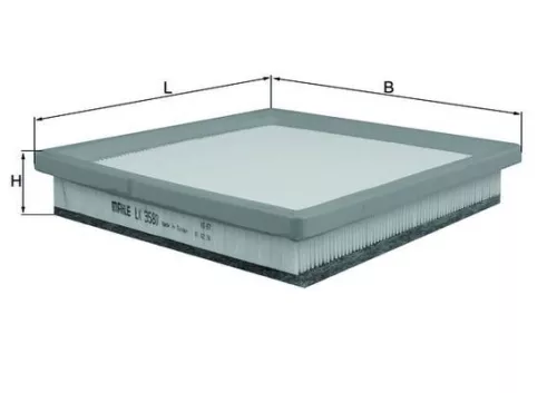 Luchtfilter KNECHT LX 3580)