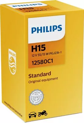 H15 12V 55/15W PHILIPS 12580C1)