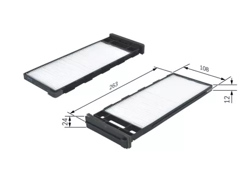 Filter, cabinelucht BOSCH 1 987 435 006)